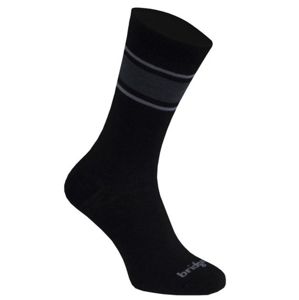 Ponožky Bridgedale Merino Sock / Liner 035 black/grey 12,5-14,5