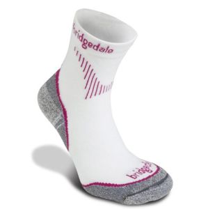 Ponožky Bridgedale CoolFusion Run Qw-ik Women's ML dusky pink/303 L (7-8,5) UK