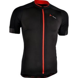 Pánsky cyklistický dres Silvini CENO MD1000 black-red