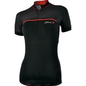 Dámsky cyklistický dres Silvini CATIRINA WD1002 black-red