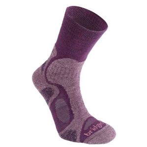 Ponožky Bridgedale CoolFusion TrailBlaze women 's ML plum/350 L (7-8,5)