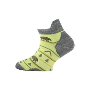 Lasting detské merino ponožky TJM žlté Veľkosť: (24-28) XXS ponožky