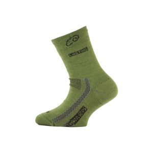 Lasting detské merino ponožky TJS zelené Veľkosť: (24-28) XXS ponožky