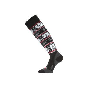 Lasting SSW 900 čierna merino ponožky lyžiarske Veľkosť: (34-37) S ponožky