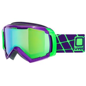Lyžiarske okuliare Uvex G.GL 100, dark purple / litemirror green (9926)