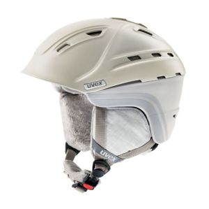 Lyžiarska helma UVEX P2US WL, creme / grey mat (S566178150*)