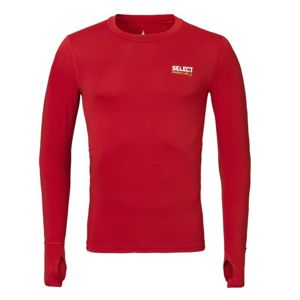 Kompresný triko Select Compression T-shirt L/S 6902 červená L