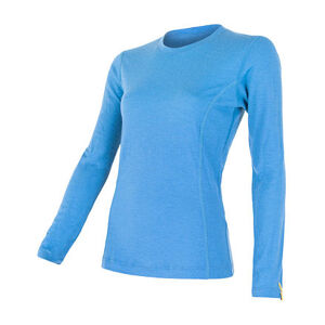 SENSOR MERINO ACTIVE dámske tričko dl.rukáv modrá Veľkosť: S