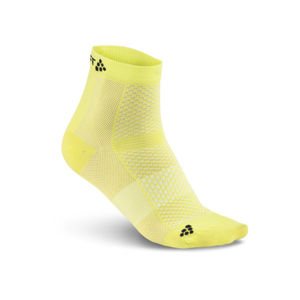 Ponožky CRAFT Cool Mid 2-pack 1905044-2809 - žltá 34-36