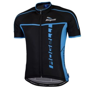 Ultraľahký cyklistický dres Rogelli UMBRIA 2.0 s krátkym rukávom, čierno-modrý 001.249.