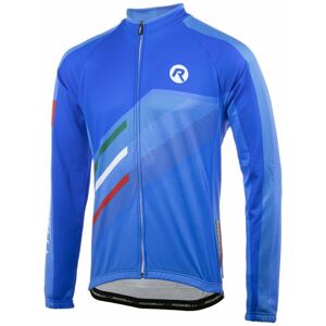 voľnejšie cyklistický dres Rogelli TEAM 2.0 s dlhým rukávom, modrý 001.972