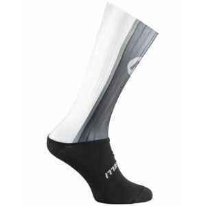 aerodynamické funkčnou ponožky Rogelli AERO, čierno-šedá-biele 007.003 XL (44-47)