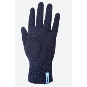 Pletené Merino rukavice Kama R101 108 tmavo modrá M