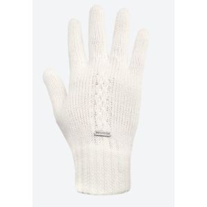 Pletené Merino rukavice Kama R103 101 prírodne biela M