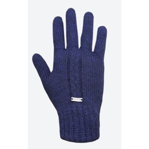 Pletené Merino rukavice Kama R103 108 tmavo modrá M
