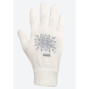 Pletené Merino rukavice Kama R104 101 prírodne biela L