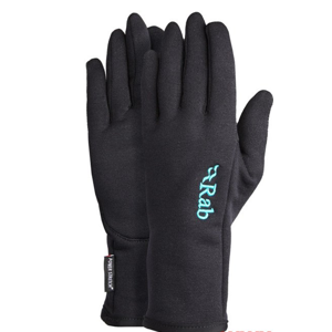 Rukavice Rab Powerstretch Pre Glove Women's black/BL M