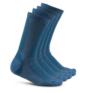 Ponožky CRAFT Warm 2-pack 1905544-677613 - tmavo modrá 46-48