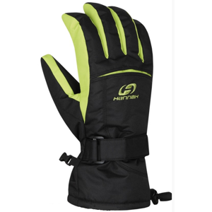Rukavice HANNAH Brion anthracite / lime punch L