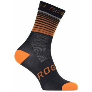 Funkčný ponožky Rogelli HERO nielen pre cyklistov, čierno-oranžové 007.905 M (36-39)