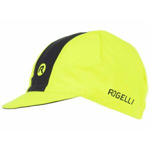 Cyklistická šiltovka pod helmu Rogelli RETRO, reflexne žlto-čierna 009.967