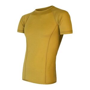 SENSOR MERINO AIR pánske tričko kr.rukáv mustard Veľkosť: XL