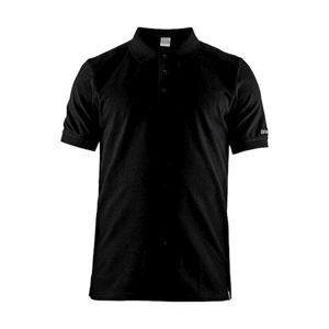 Tričko CRAFT Casual Polo Pique 1905800-999000 - čierna M