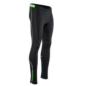 Pánske elastické zateplené nohavice Silvini RUBENZA MP1319 black green XL