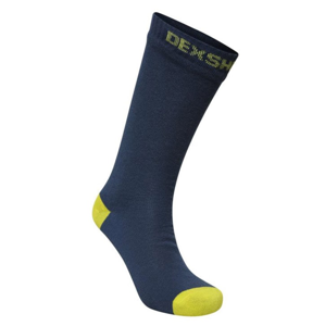Ponožky DexShell Ultra Thin Crew Socks Navy / Lime XL