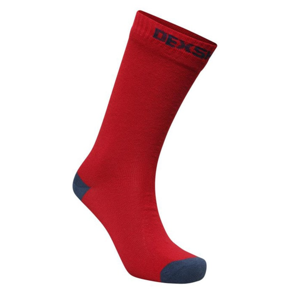 Ponožky DexShell Ultra Thin Crew Socks Red / Navy XL