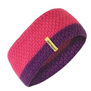 Pletená čelenka Sensor ružová