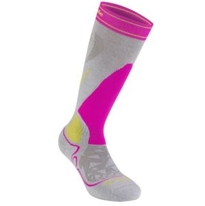 Ponožky Bridgedale Ski Midweight Women's gray/pink/823 S (3-4,5)