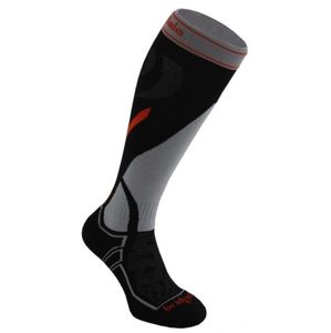 Ponožky Bridgedale Ski Midweight black/silver/822 L (9-11,5) UK