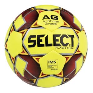 Futbalový lopta Select FB Flash Turf žlto červená