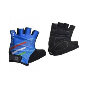 Cyklistické rukavice Rogelli TEAM 2.0, modré 006.960. M