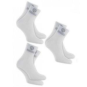 Funkčný ponožky Rogelli PROMO - 3 páry, biele 007.010 XL (44-47)