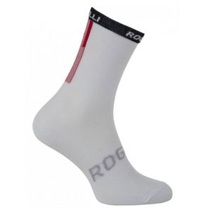 Antibakteriálny funkčnou ponožky s miernu kompresiou Rogelli TEAM 2.0, biele 007.900 M (36-39)