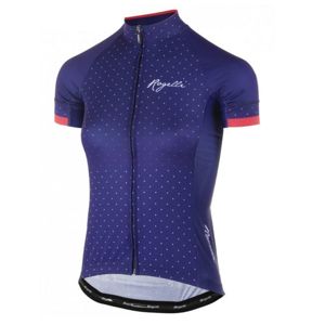 Dámsky cyklistický dres Rogelli PRIDE s krátkym rukávom a strihom na telo, modro-ružové 010.171.