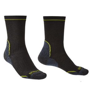 Ponožky Bridgedale Hike Lightweight Coolmax Performance Boot black/lime/137 12,5-14,5