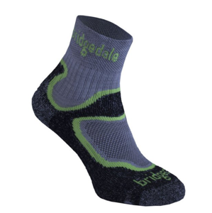 Ponožky Bridgedale Trailsport Lightweight Merino Cool Comfort Ankle silver/black/852 9,5-12