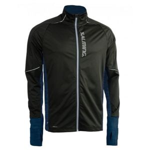 Bunda Salming Thermal Wind Jacket Men Black/Blue Melange XL