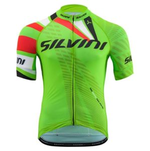 Pánsky cyklistický dres Silvini TEAM MD1400 green