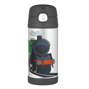 Detská termoska s slamkou Thermos Funtainer vlak