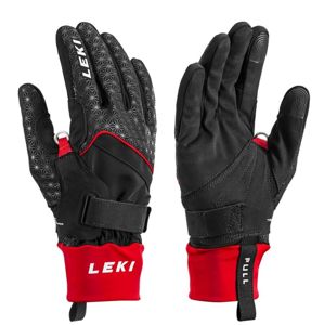 Bežkárske rukavice LEKI Nordic Circuit Shark (643913301) black / red 10.5