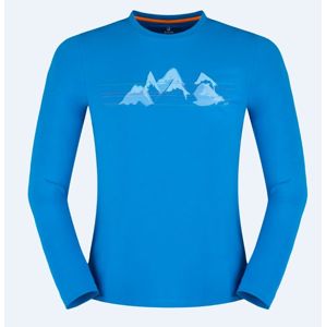 Tričko Zajo Bormio T-shirt LS greek Blue Hory XXL