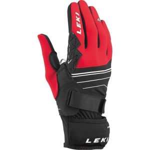 skialpinistické rukavice LEKI Tour Mezza V Plus Glove black / red / white 649818301 9.5