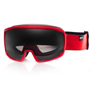 Spokey GRAYS lyžiarske okuliare čierno-červené