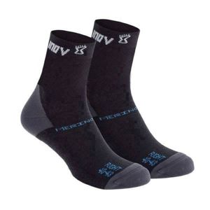 Ponožky Inov-8 MERINO SOCK high 000542-BK-01 čierna, 2 páry L