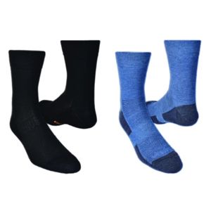Ponožky LIGHTTREK CMX 2pack 28327-83 čierna + modrá 34-36
