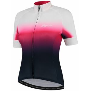 Dámsky prémiový cyklodres Rogelli DREAM s krátkym rukávom, modro-ružovo-biely 010.091